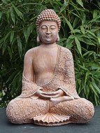 Tonfigur Buddha