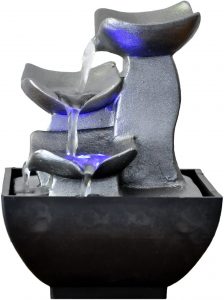 Kunstharz Silber Brunnen